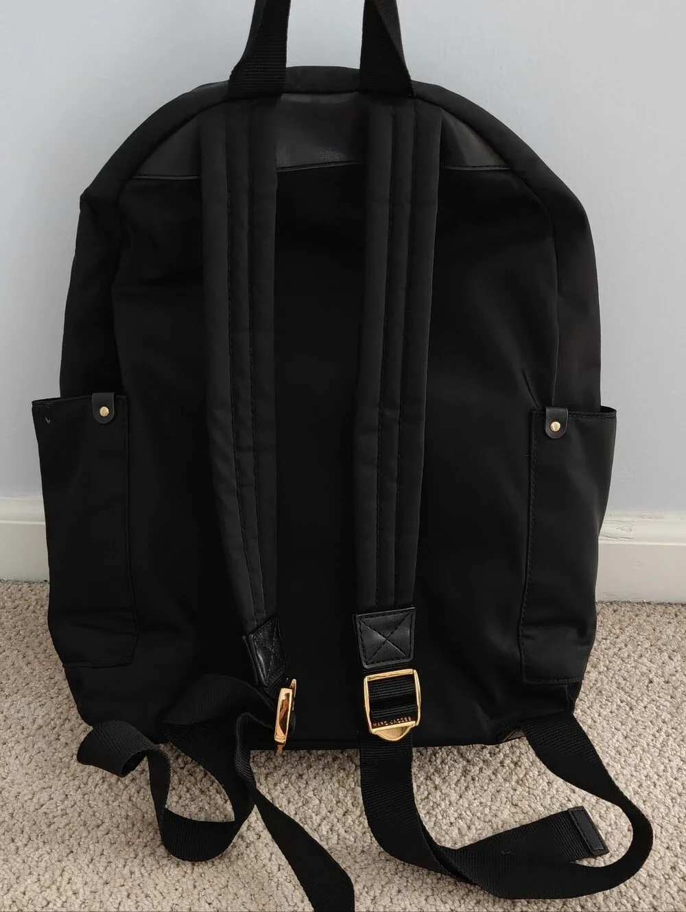 Marc Jacobs Black Nylon Backpack